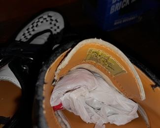 GBX Black & White Leather Creepers Shoes