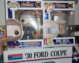 Captain America & Doc 2015 Funko Pop Figures
