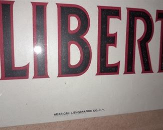 ORIGINAL Military Poster (For Home And Country, Victory Liberty Loan)