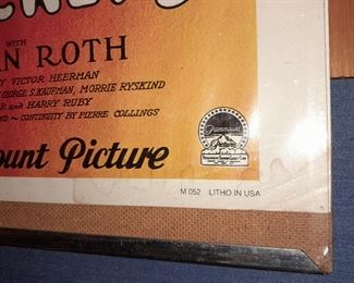 ORIGINAL The Marx Brothers "Animal Crackers" Movie Poster