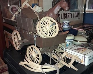 Horse & Carriage Toy Set
