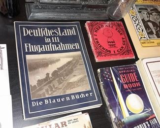 Assorted Antique Books & Paper Ephemera