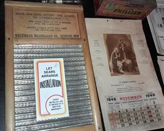 Antique Washboard From Columbus, Oh