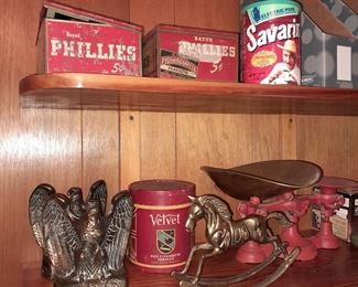Brass Eagle Bookends
