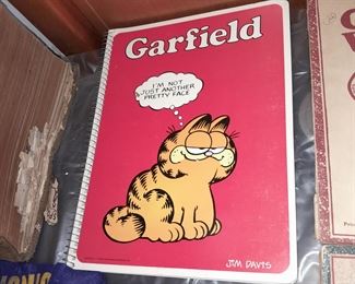 Vintage Garfield Spiral Notebook
