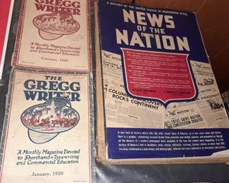 Assorted Antique Books & Paper Ephemera