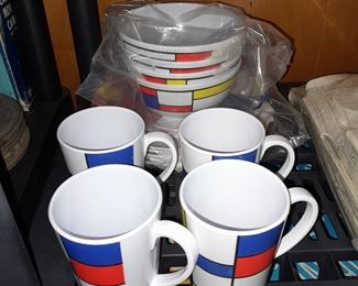 Melamine Modern Dinnerware Set