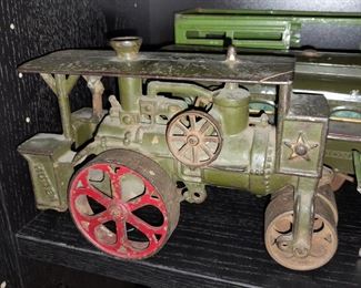 ORIGINAL Antique Cast Iron Hubley Huber Road Roller Cast Iron Toy (1930s)