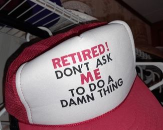 Vintage Retired Baseball Hat