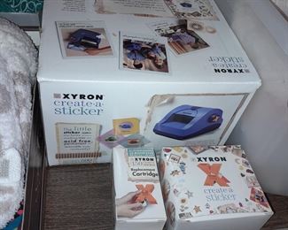 Xyron Sticker Machine W/ Accessories