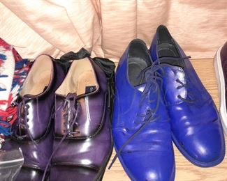 Purple & Blue Dress Shoes
