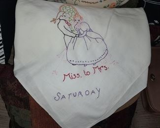 Vintage Wedding Needlework (Miss To Mrs.)