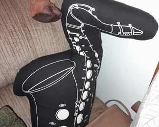 Saxophone Pillow