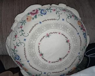 Handmade Needlepoint Pillow