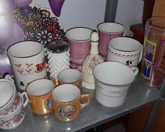 Assorted China, Glassware, Kitchenware, Etc.