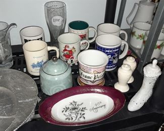 Assorted China, Glassware, Kitchenware, Etc.
