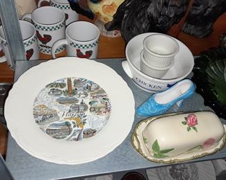 Assorted China, Glassware, Kitchenware, Etc.