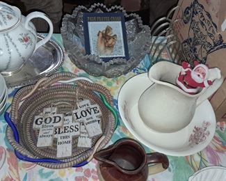 Assorted China, Glassware, Kitchenware, Etc.