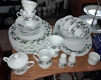 Christmas China Set By McCrory Stores
