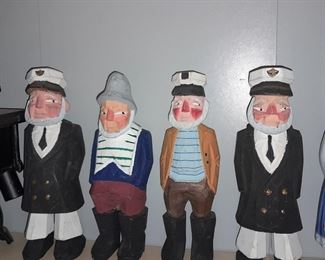 Carved Sea Captains