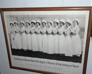 Framed Nursing Photo 