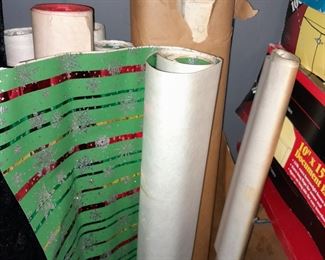 Vintage Sears Department Store Christmas Wrapping Paper