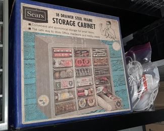 Sears Storage Cabinet In Vintage Box