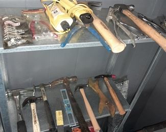 Assorted Handheld Tools, Supplies, & Work Equipment