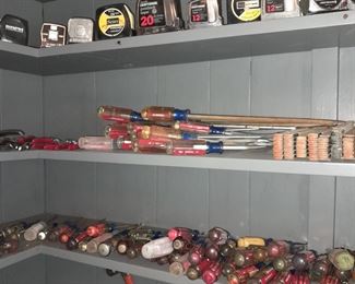 Assorted Handheld Tools, Supplies, & Work Equipment