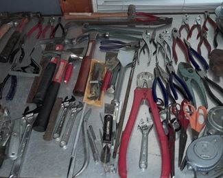 Assorted Handheld Tools, Supplies, & Work Equipment