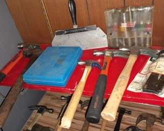 Assorted Handheld Tools, Supplies, & Work Equipment