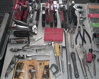 Assorted Handheld Tools, Supplies, & Work Equipment