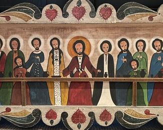 The Last Supper, New Mexico retablo, FB Montez