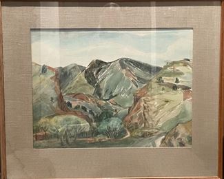 Joseph Hurlburt Colorado Mountain Painting