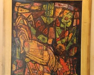 Mid Century Modern Colorado artist Rooster