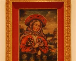 Peruvian, Virgin Mary in Peruvian Hat and Jacket