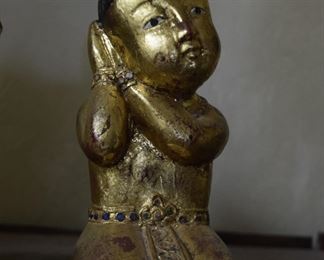 Vintage Burmese Wood Carving