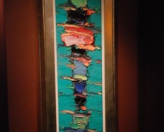 Jim Rabby, Up and Down the Line, 1991, 51 x 23"