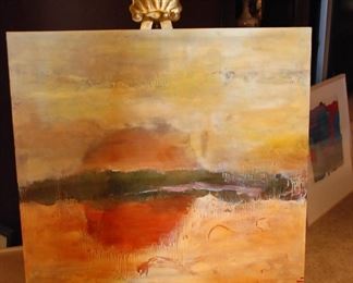 Ken O'Neill, Abstract painter from Taos, Sunset