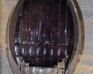 Baccarat Amethyst Crystal Neptune Vase