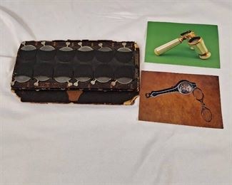 Collection of Optometry Cylindrical Convex Lens with Post Cards Eye Care America