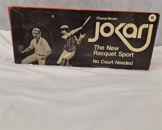 Vintage Jokari Racquet Paddle Sport Game Champ Model Outdoor Tennis