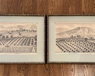 Engravings by Thompson and West