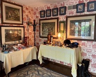 Depictions of Village Life and Horses, Barware and accessories…