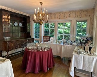Welsh-Dresser and items for dining and entertaining