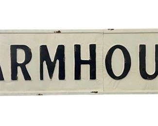 Metal Farmhouse Sign