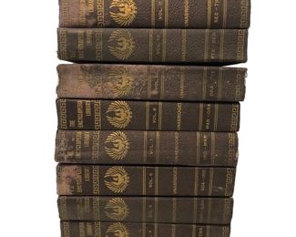 The Encyclopedia Library, A Comprehensive Reference Work, Copyright 1944, Volumes 2-12