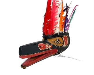 Pacific Northwest Tribal Feathered Headdress