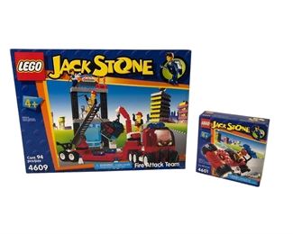 LEGO 4601 Jack Stone Fire Attack Team & LEGO 4601 Fire Cruiser, FACTORY SEALED