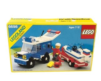 LEGO 6698 RV With Speedboat, FACTORY SEALED 